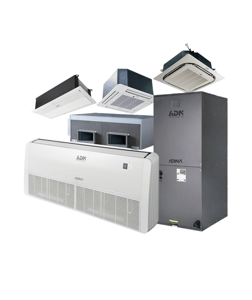 Unidades interiores: cassette, pared y suelo